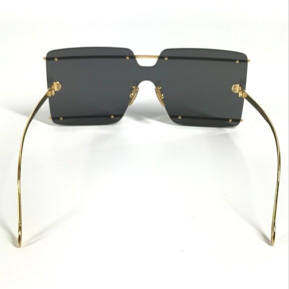 LOEWE LW40073U logo glasses eyewear sunglasses Plastic / Metal Black/Gold